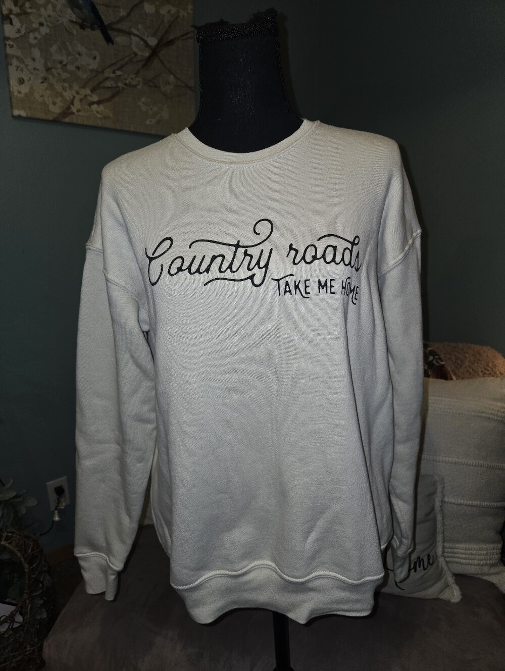 Oat Collective Sweatshirt with 'Country Roads' Script